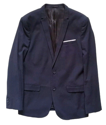 THE KOOPLES Jacket Blazer Navy Textured Weave Mens Uk 40 - New Deadstock £260
