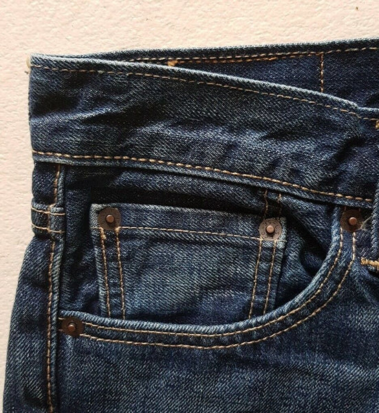 LEVIS 511 Jeans Womens W 28 L 32 Vintage Classic Fit Blue Denim Red Tab No 180