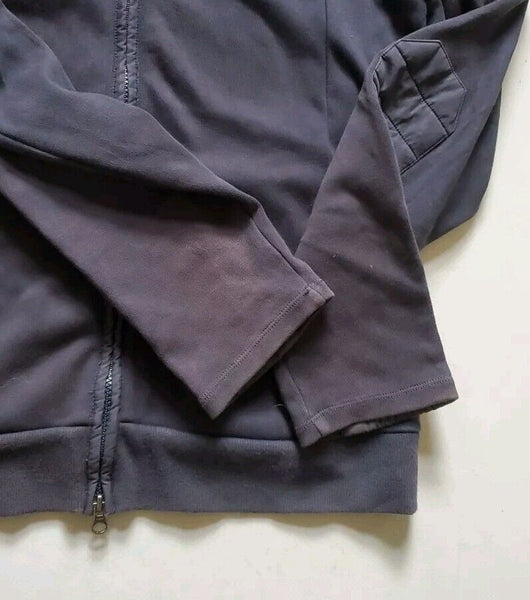 Vintage ARMANI EXCHANGE AX Tracksuit Zip Top Men M Grey Cotton Made In Hong Kong