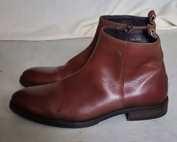 TOMMY HILFIGER Chelsea Dealer Boots Tan Leather Mens Uk 10 Eu 44