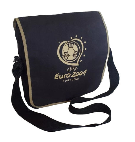 EURO 2004 Messenger Bag BBC Press Team Uefa Portugal '04 Black and Gold