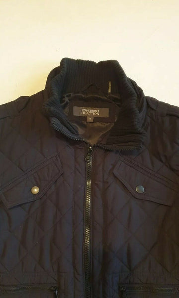 Kenneth Cole Jacket Coat Womens M Black Quilted Waterproof Was £110