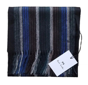 For Centralgirl Only!! PAUL SMITH SCARF Mens Signature Stripes Lambswool