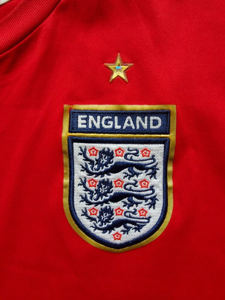 England Football Shirt Jersey Mens XXL Season 2006 2008 Umbro Away Red