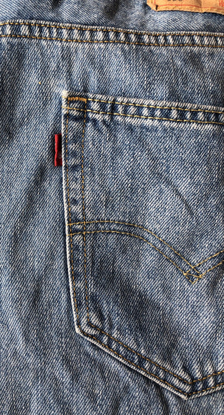 LEVIS 550 Jeans Mens W 36 L 30 Classic Fit Blue Denim Red Tab No 1228