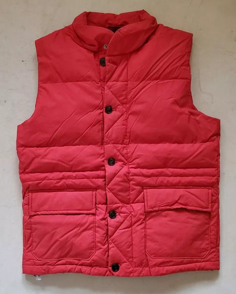 PAUL SMITH Puffer Jacket Gilet 3 in 1 Coat Red Black Teflon Coated Mens M