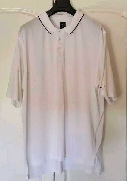 NIKE Golf Polo Shirt Mens XL 48 Inch Chest White - Only Worn Once