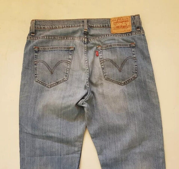 LEVIS 752 Jeans Mens W 33 L 32  vintage blue denim red tab regular fit