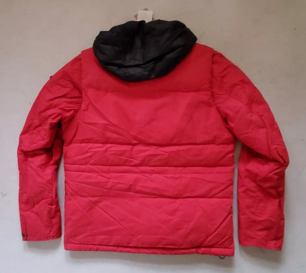 PAUL SMITH Puffer Jacket Gilet 3 in 1 Coat Red Black Teflon Coated Mens M