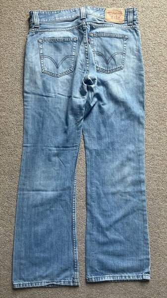 LEVIS 529  JEANS Mens W 33 L 32  vintage blue denim red tab regular fit A138