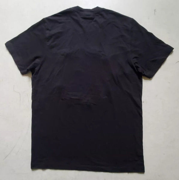 PAUL SMITH Tshirt T Shirt Mens M Big Logo Regular Fit Black Cotton