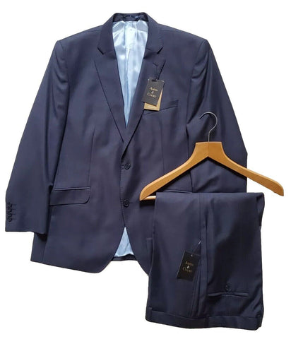 ASPEN COURT Suit Mens 44 S W 38 L 30 Regular Fit Steel Blue Wool Mix Rrp £200