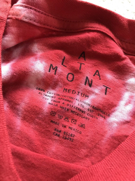 ALTAMONT Recent Currency T Shirt Tshirt Mens M Regular Fit Red Cotton