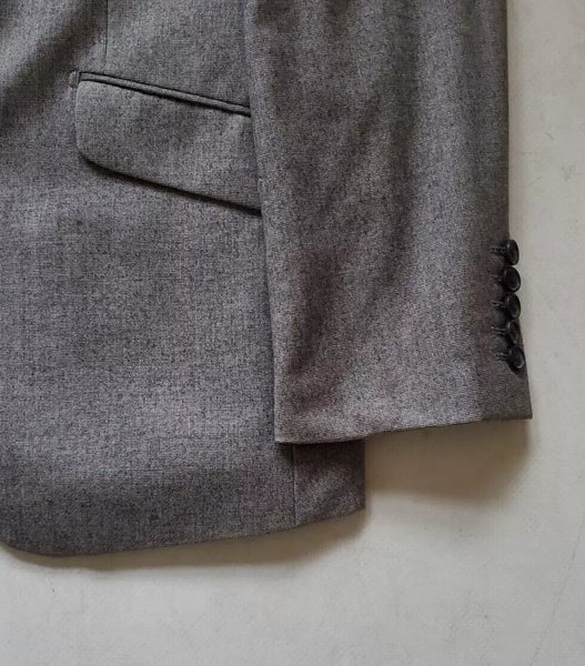 NEXT Suit Mens Jkt 40 R Trs W 32 L 31 Regular Fit Grey Super 120s Wool Worn Once