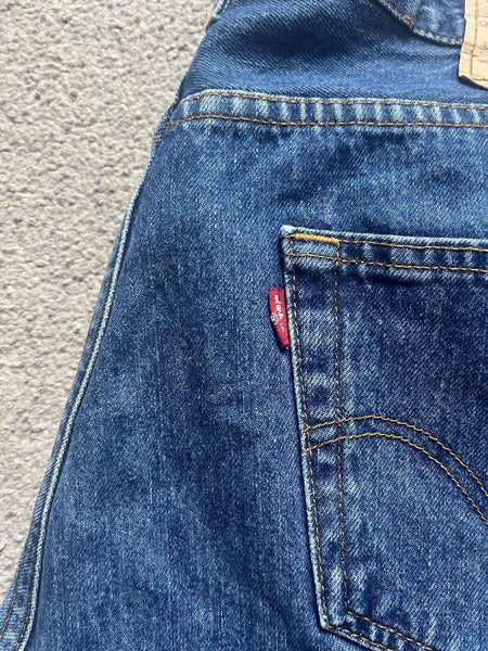 LEVIS 501 Jeans Mens W 33 L 34 vintage blue denim red tab regular fit A155