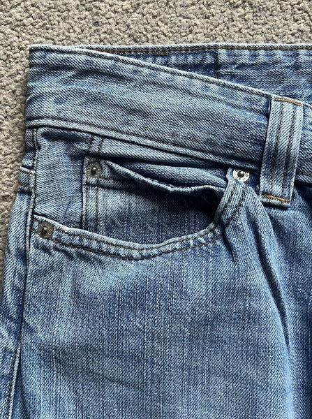 LEVIS 508 JEANS Mens W 33 L 32 vintage blue denim red tab regular fit A101