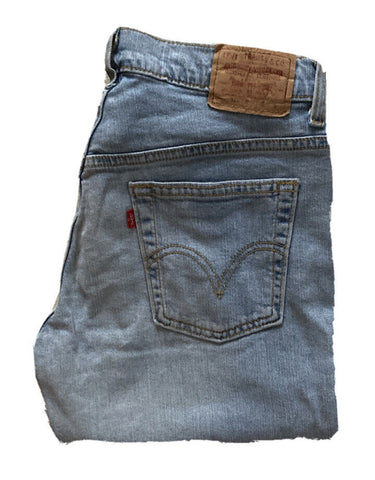 LEVIS 515 Jeans Womens W 30 L 30 Bootcut Fit Blue Denim Red Tab - 195