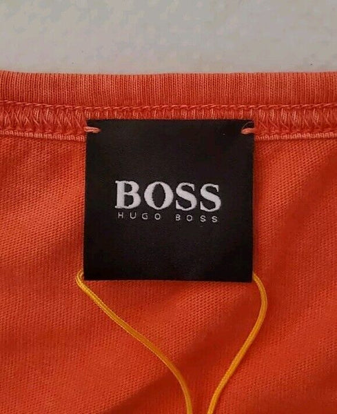 HUGO BOSS T Shirt Tshirt Mens XXL Casual Fit Burnt Orange Cotton