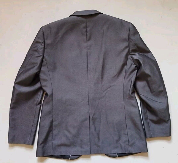 Suit By Taylor Wright Mens Jkt 44 Trs W36 Regular Fit Gunmetal Grey Worn Once