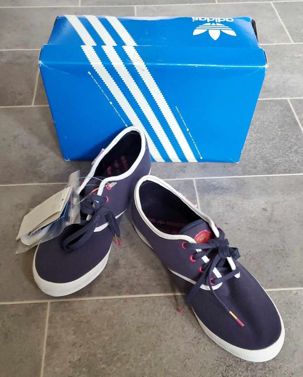 Adidas Womens ADRIA PS W Trainers UK 6.5 Navy Blue Save The Robot