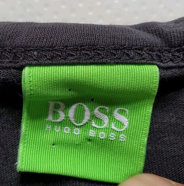 HUGO BOSS Tshirt T Shirt Mens XL Black Vintage Golf Championships