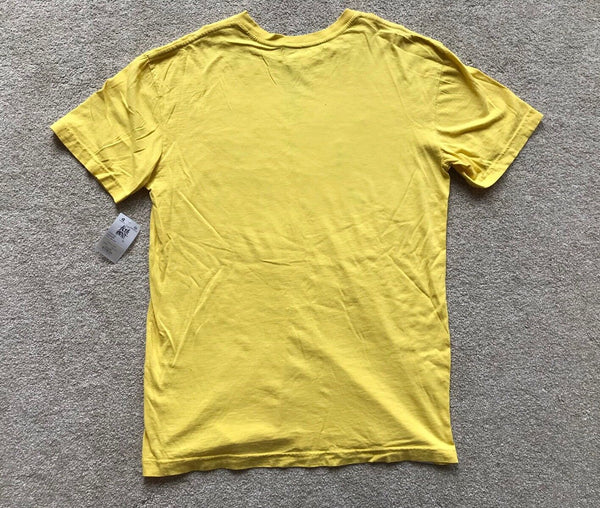 ALTAMONT Lockstep T Shirt Tshirt Mens S Yellow Cotton Big Spellout Logo In Green