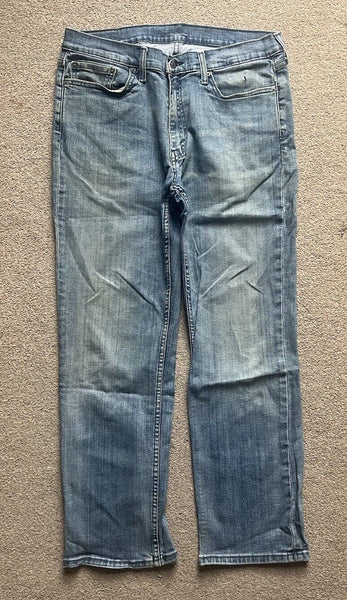 LEVIS 757 Jeans Mens W 36 L 30 vintage blue denim red tab regular fit A151