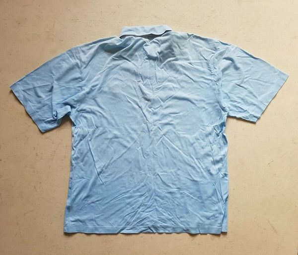 MARBAS Polo Shirt Mens L The Open 2008 Royal Birkdale Golf Club Pale Blue Italy