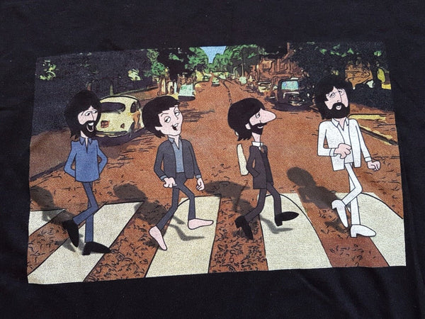 BEATLES Abbey Road T Shirt Tshirt Mens S Classic Fit Steadman Black Cotton