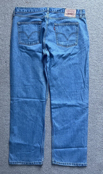 LEVIS 753 Jeans Mens W 38 L 30 vintage blue denim red tab regular fit A139