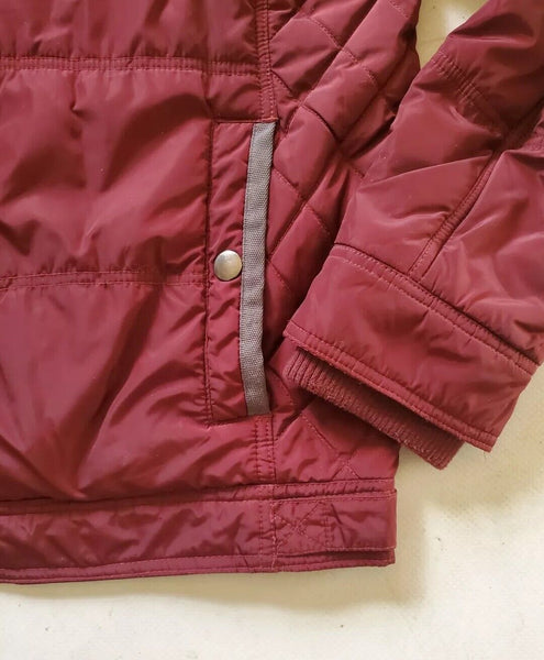 FYNCH HATTON Jacket Coat Puffer Mens XXL Down Filled Metallic Ruby Rrp £290