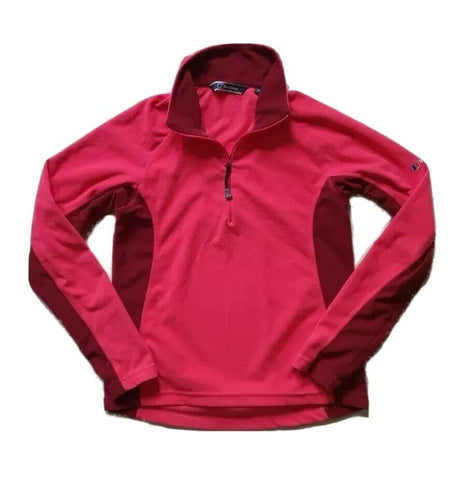 BERGHAUS FLEECE Womens S Quarter Zip Pink