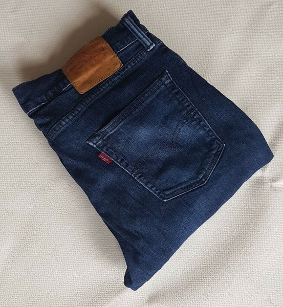 LEVIS 514 Jeans W 32 L 28 Classic Fit Vintage Indigo Blue Denim Red Tab (212)