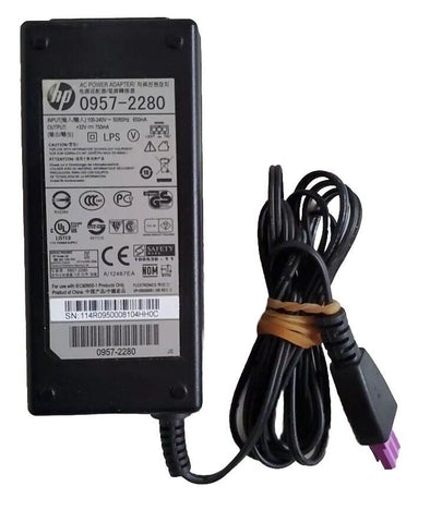 Genuine HP Deskjet 0957-2280 AC Power Adapter Supply Purple Plug 32V 750mA