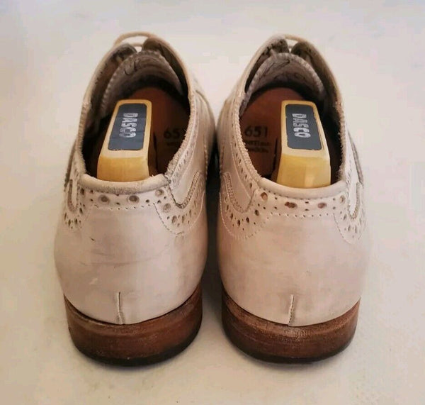 PAUL SMITH Shoes Brogues Mens Uk 8 Eu 42 Miller Cream Leather Italy Rrp £350