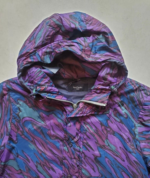 PAUL SMITH Puffer Jacket Coat Smock Mens M Cosmic Swirl Goose Down Rrp £795