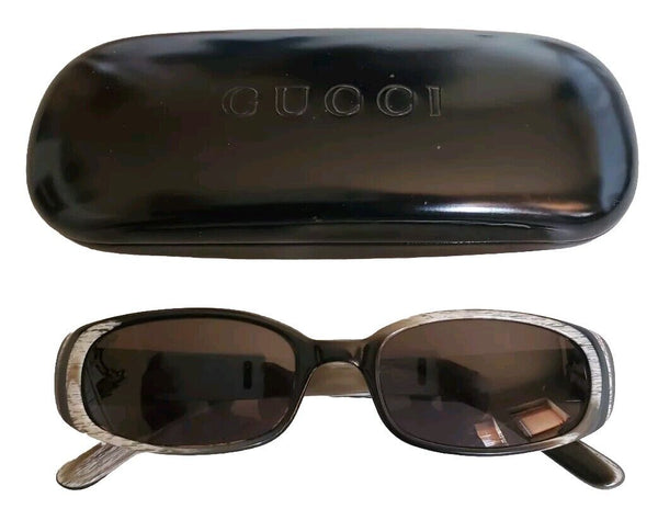 GUCCI Sunglasses Womens Vintage Y2K Authentic GG 2452 S Zebra Read Des Save The Robot