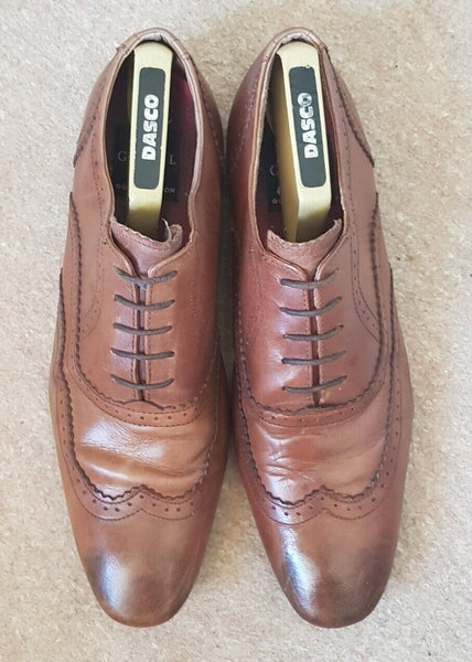 GUIDE LONDON Shoes Brogues Tan Leather Mens UK 11 Excellent Condition Were £95