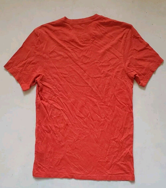 PAUL SMITH Tshirt T Shirt Mens M Slim Fit Burnt Orange Organic Cotton Mountain