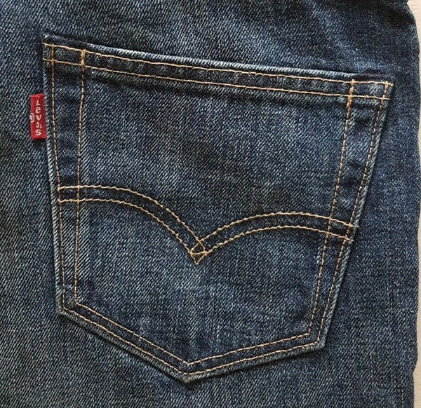 LEVIS 511 Jeans Womens W 28 L 32 Vintage Classic Fit Blue Denim Red Tab No 180