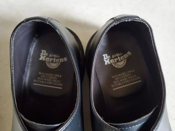 DR MARTENS Shoes Black Leather Mens Uk 8 Eu 42 - Read description