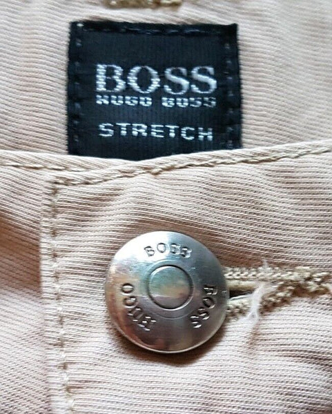 HUGO BOSS Chinos Mens W 32 L 30 Yukon No. 130