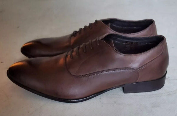 BASE LONDON Shoes Mens Uk 10 Eu 44 Holmes Oxford Brown Leather Dip Dyed