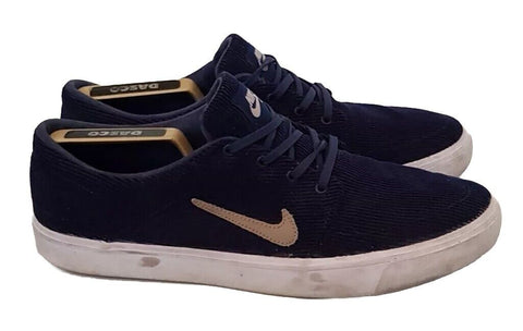 NIKE SB Portmore Trainers Navy Corduroy Mens Uk 10 Eu 45