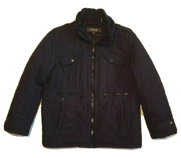 Kenneth Cole Jacket Coat Womens M Black Quilted Waterproof Was £110