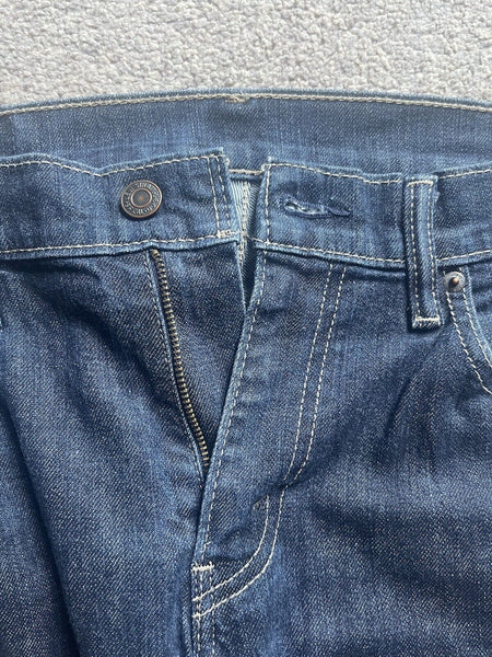 LEVIS 511 Jeans Mens W 32 L 32 vintage blue denim red tab regular fit A153