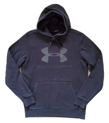 UNDER ARMOUR Hoodie Sweatshirt Mens S Black Grey