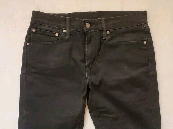 LEVIS 511 JEANS Mens W 31 L 30 Classic Fit Vintage Black Denim Red Tab