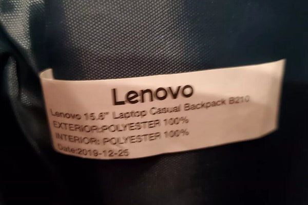 Lenovo B210 15.6 Inch Laptop Backpack Case Grey Rrp £35