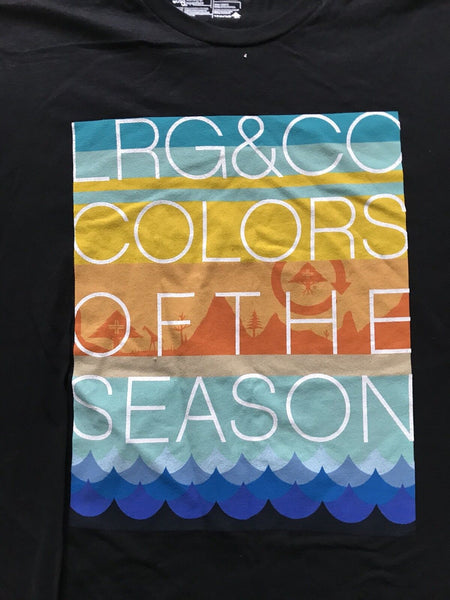 LRG Co T Shirt Tshirt Mens L Black Colours Of The Season